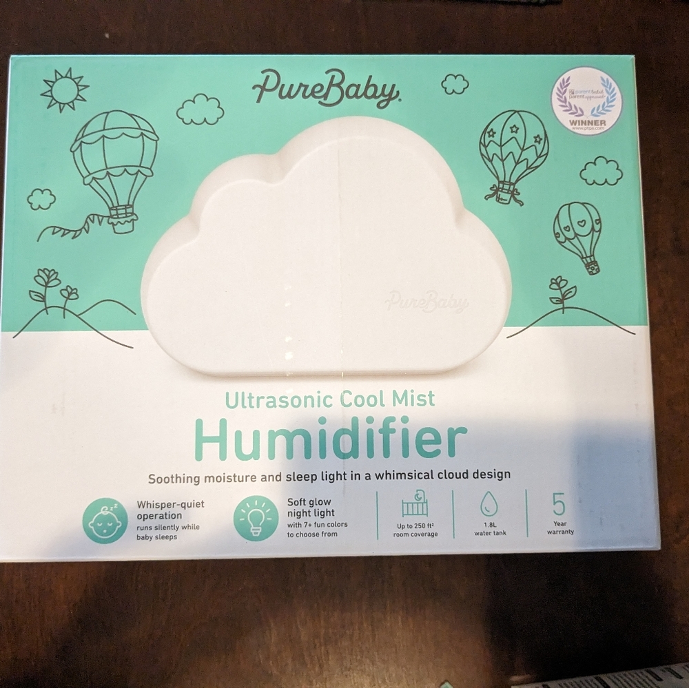 Pure Enrichment PureBaby Cloud Ultrasonic Cool Mist Humidifier